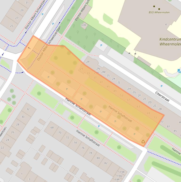 Kaart van postcodegebied 1443LB.