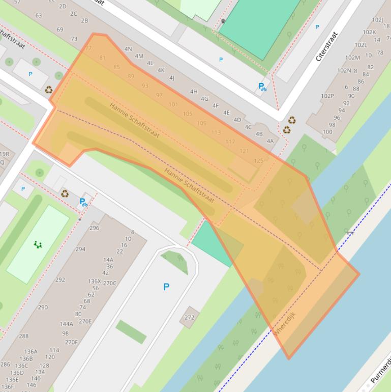 Kaart van postcodegebied 1443LC.