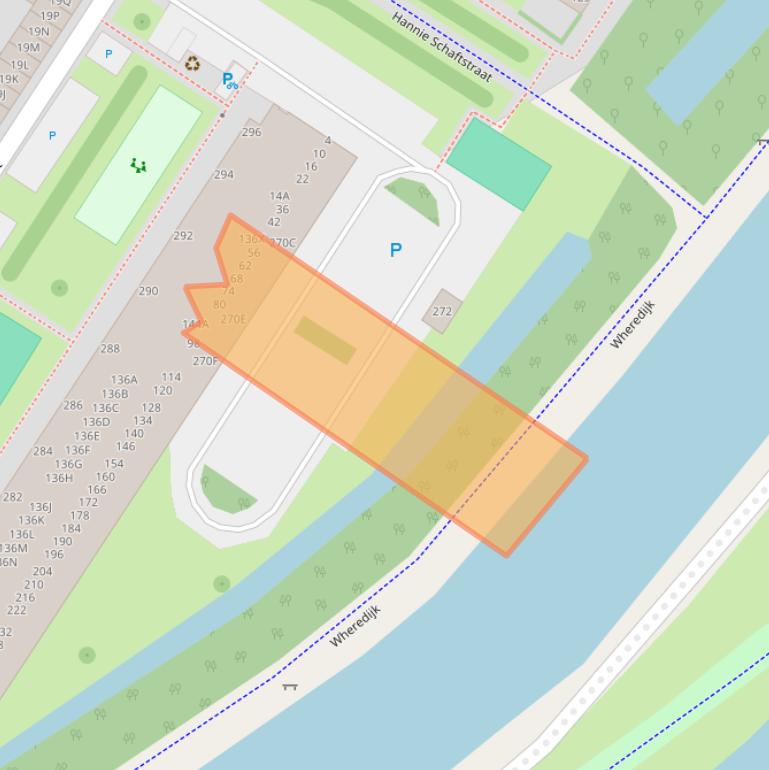 Kaart van postcodegebied 1443LJ.