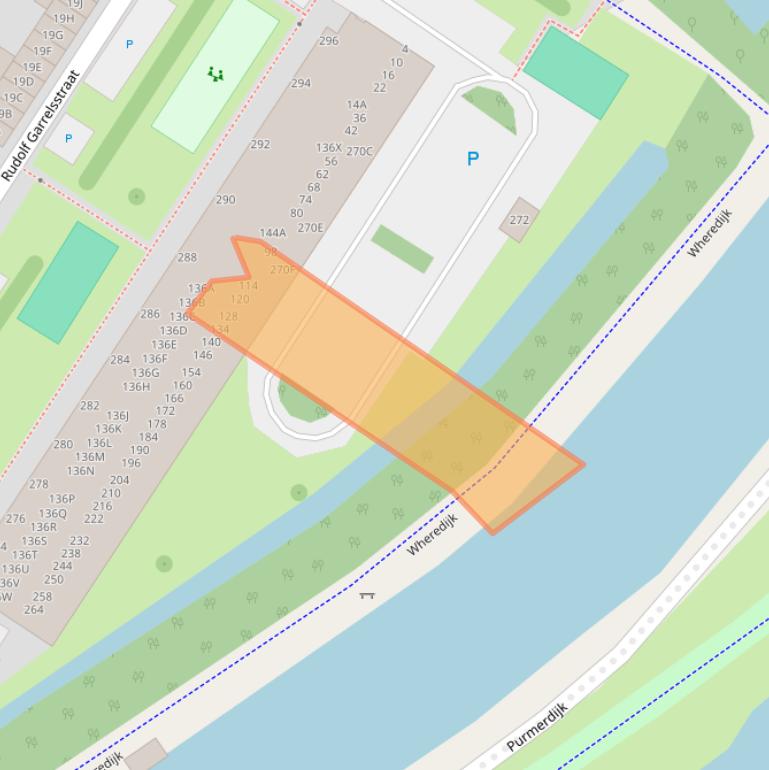 Kaart van postcodegebied 1443LK.