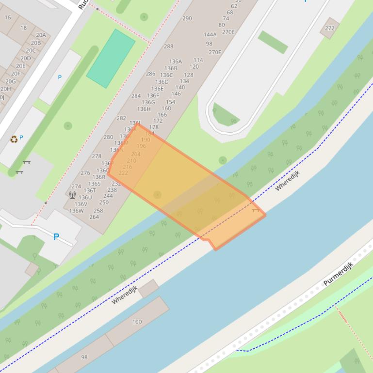 Kaart van postcodegebied 1443LM.