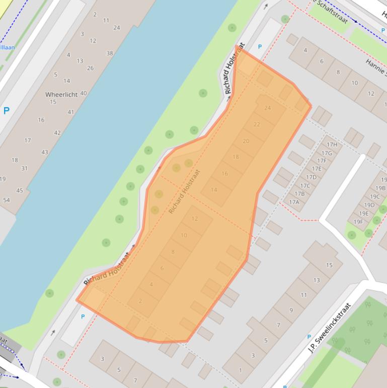 Kaart van postcodegebied 1443MD.