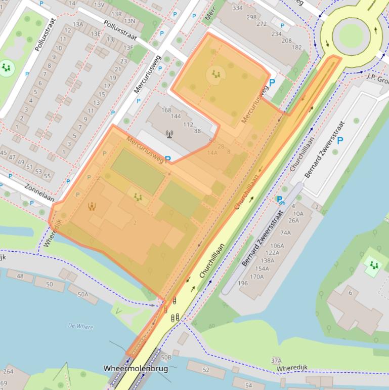 Kaart van postcodegebied 1443VB.