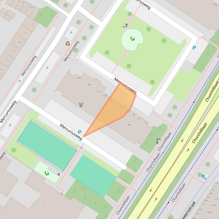 Kaart van postcodegebied 1443VC.