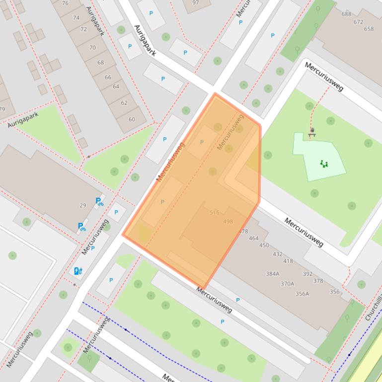 Kaart van postcodegebied 1443VP.