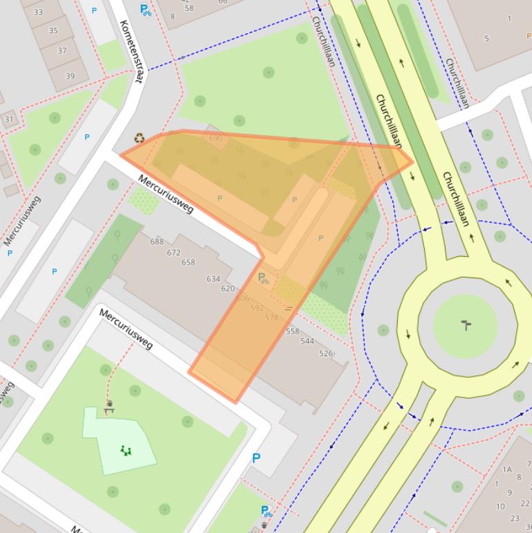 Kaart van postcodegebied 1443VS.