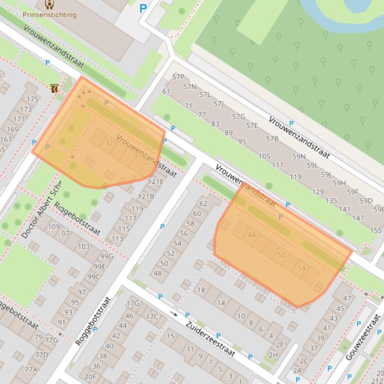 Kaart van postcodegebied 1443WL.