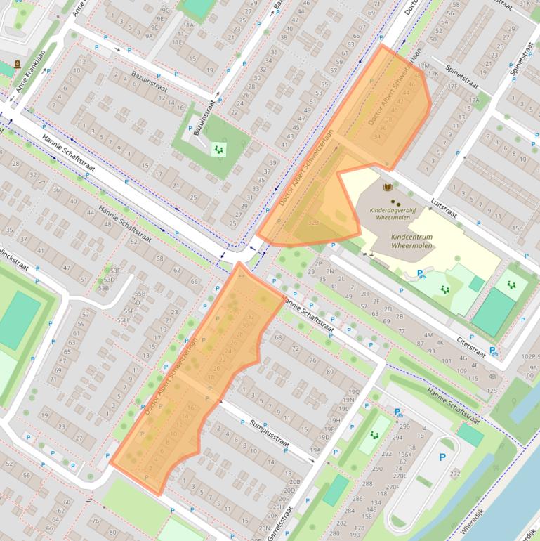 Kaart van postcodegebied 1443WT.