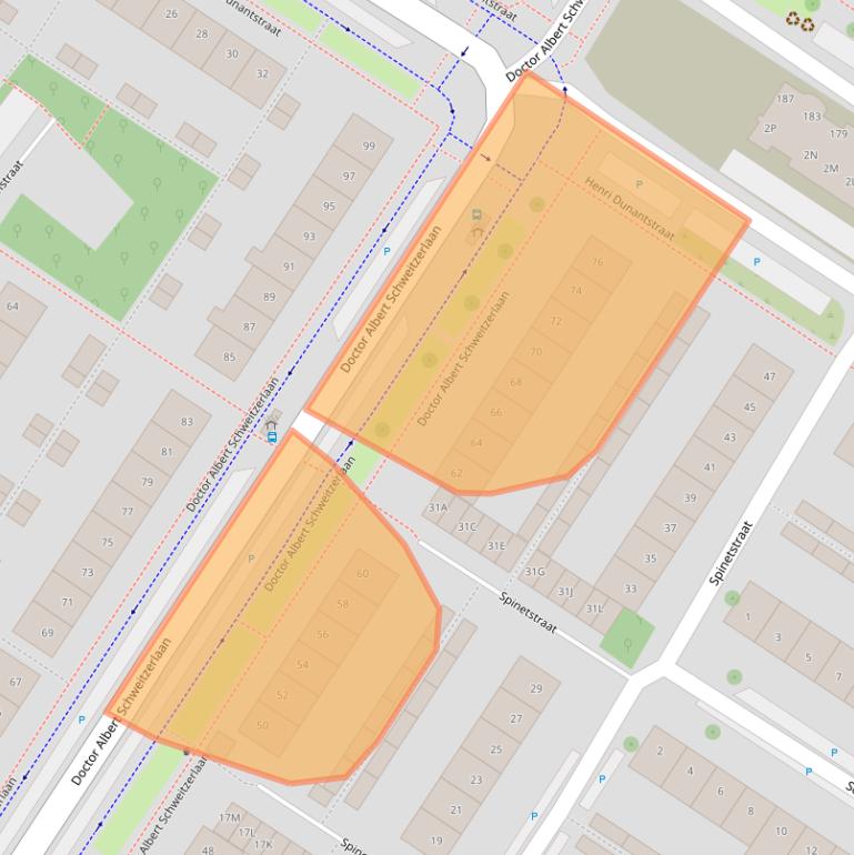 Kaart van postcodegebied 1443WV.