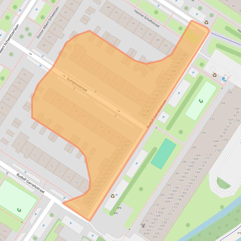 Kaart van postcodegebied 1443WX.