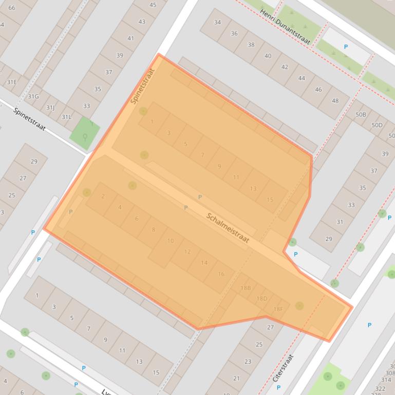 Kaart van postcodegebied 1443XD.