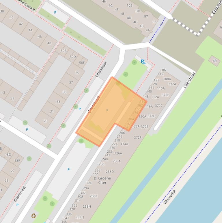 Kaart van postcodegebied 1443XK.