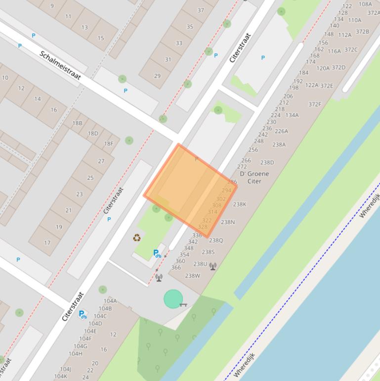 Kaart van postcodegebied 1443XN.