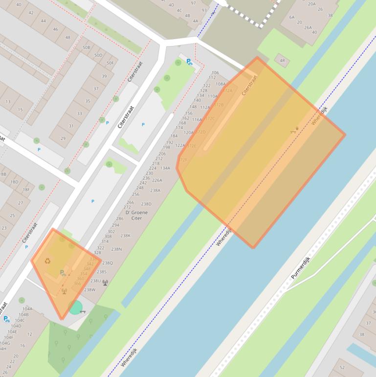 Kaart van postcodegebied 1443XP.