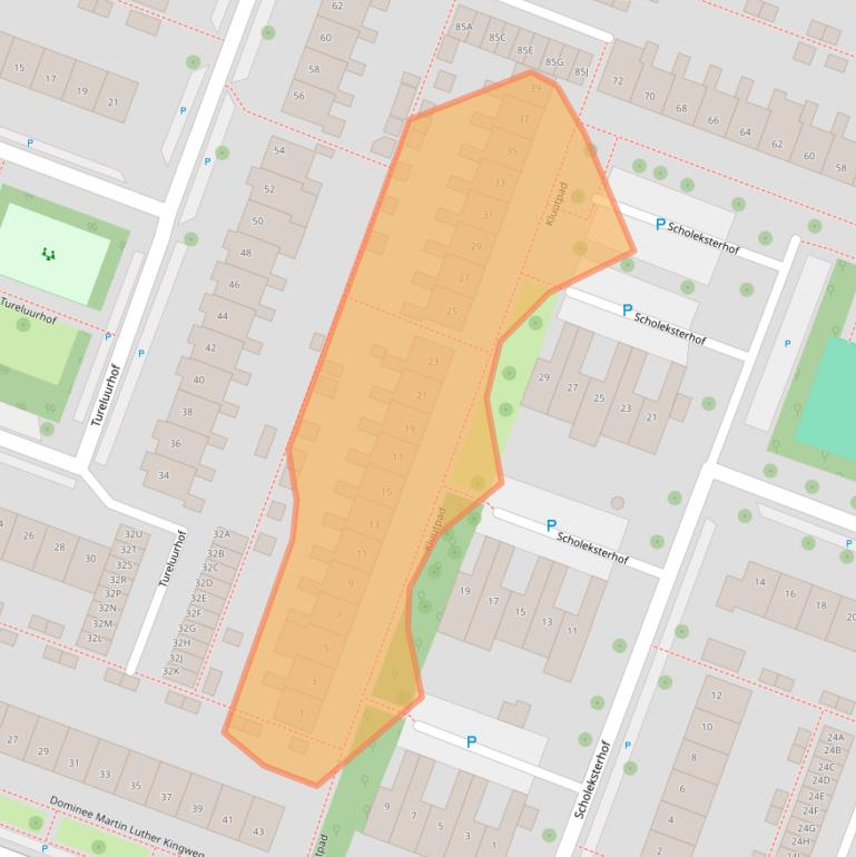 Kaart van postcodegebied 1444AM.