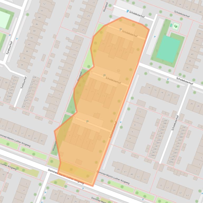 Kaart van postcodegebied 1444AP.
