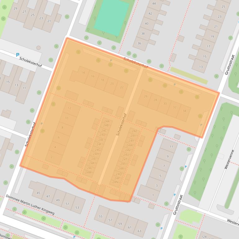 Kaart van postcodegebied 1444AR.