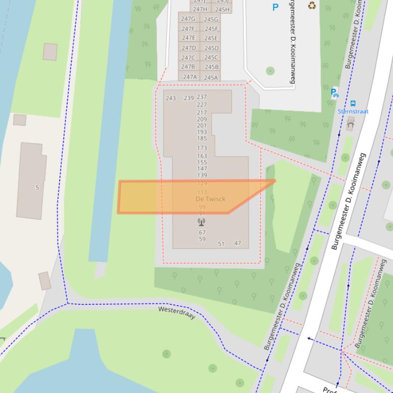 Kaart van postcodegebied 1444BC.