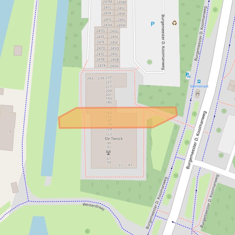 Kaart van postcodegebied 1444BD.