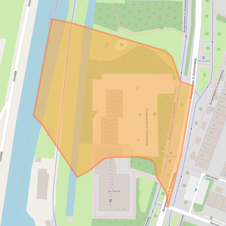 Kaart van postcodegebied 1444BG.