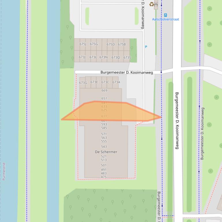 Kaart van postcodegebied 1444BS.