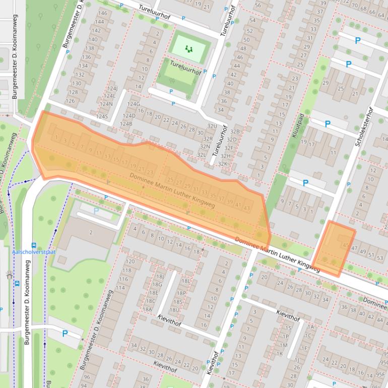 Kaart van postcodegebied 1444EA.