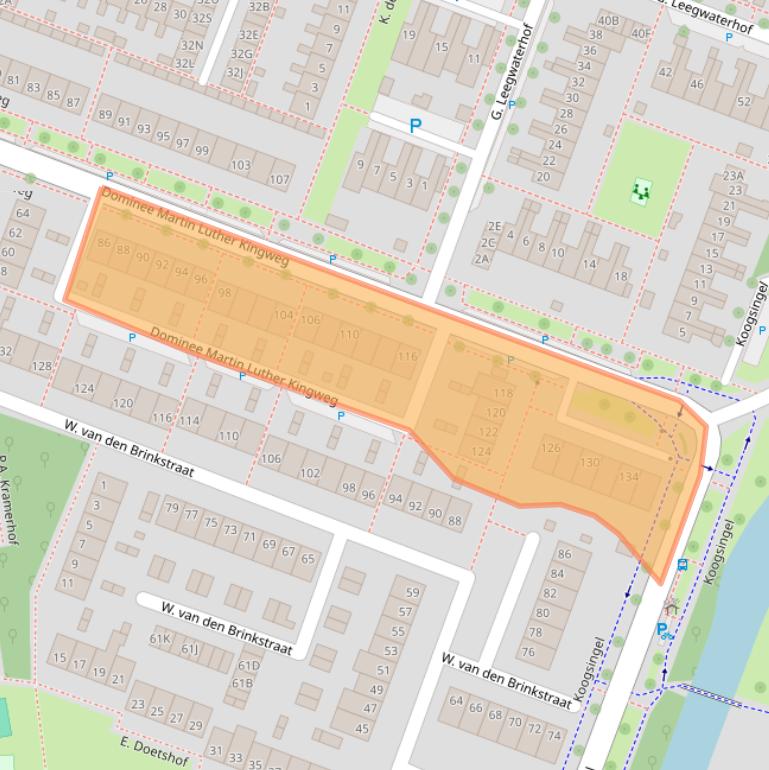 Kaart van postcodegebied 1444EG.