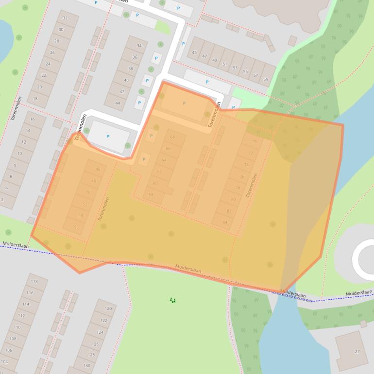 Kaart van postcodegebied 1444GG.