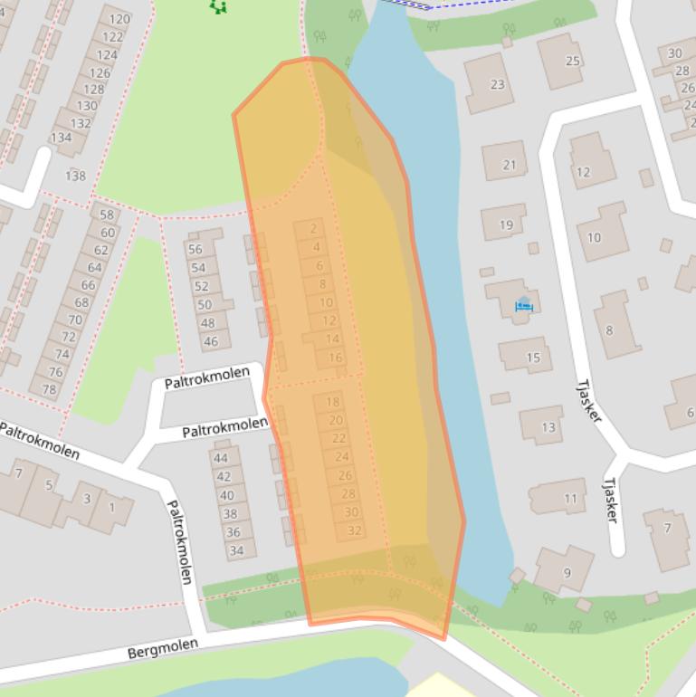 Kaart van postcodegebied 1444GH.