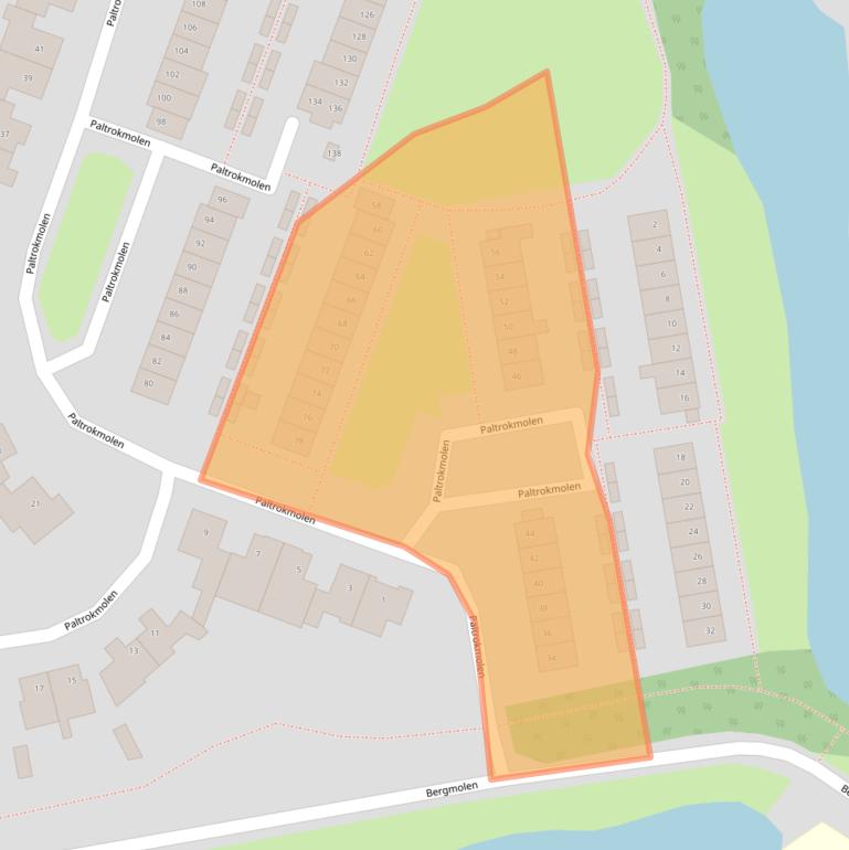 Kaart van postcodegebied 1444GJ.