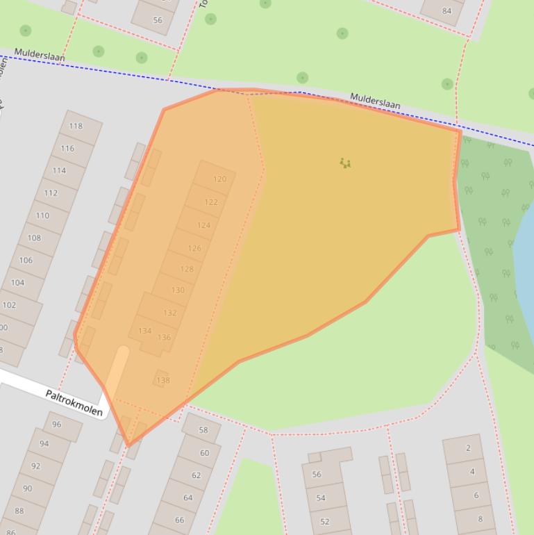 Kaart van postcodegebied 1444GL.