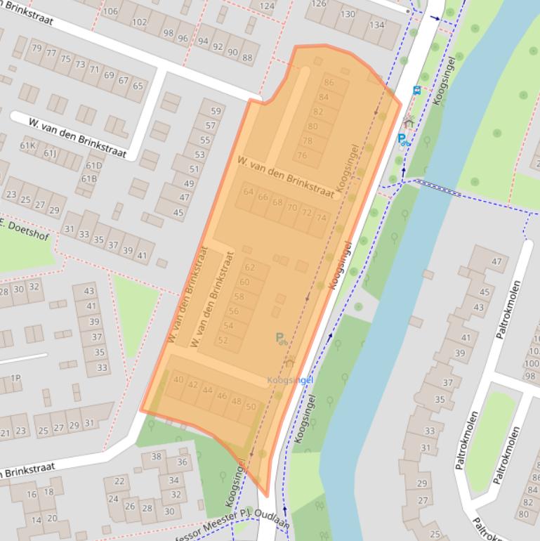 Kaart van postcodegebied 1444HE.