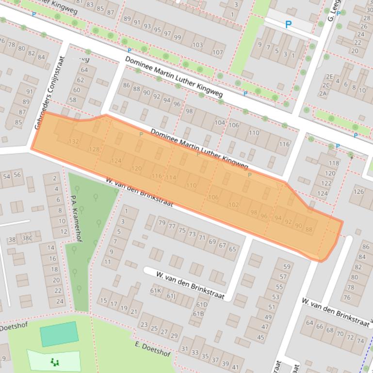 Kaart van postcodegebied 1444HG.