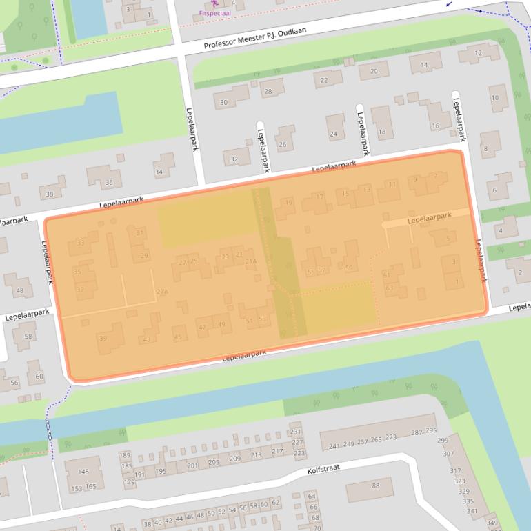Kaart van postcodegebied 1444HR.