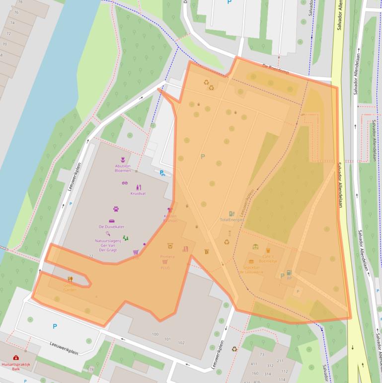 Kaart van postcodegebied 1444HW.