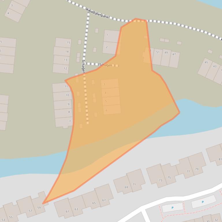 Kaart van postcodegebied 1444JG.