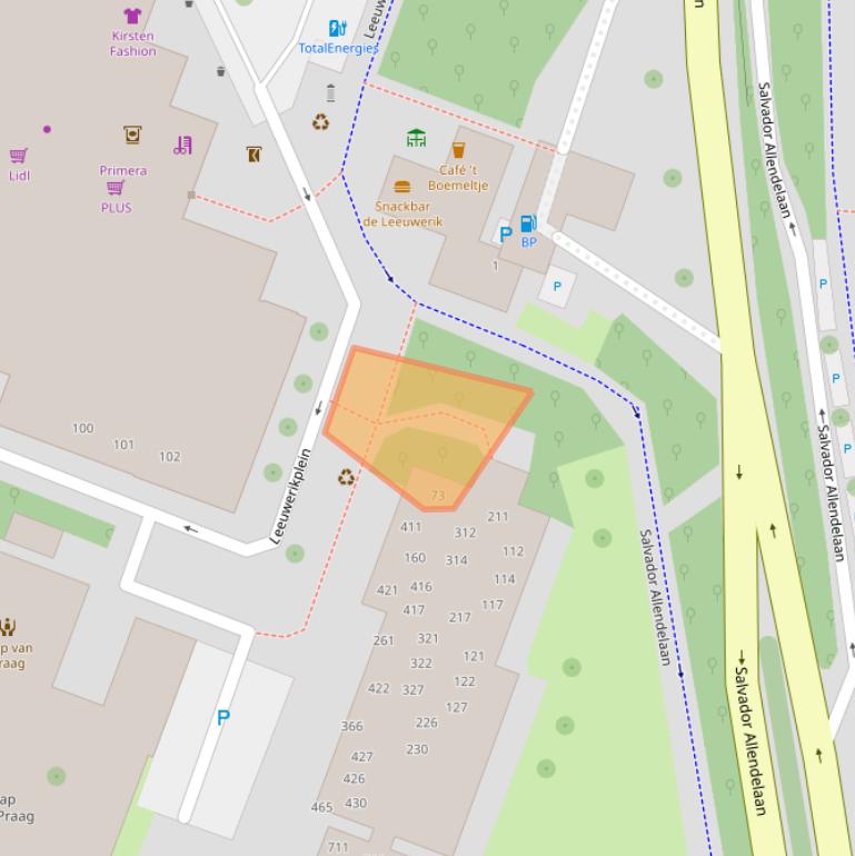 Kaart van postcodegebied 1444TC.