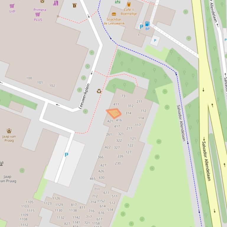 Kaart van postcodegebied 1444TG.