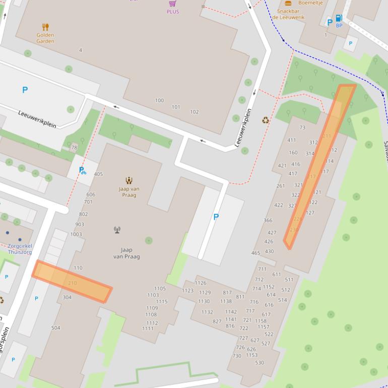 Kaart van postcodegebied 1444TH.