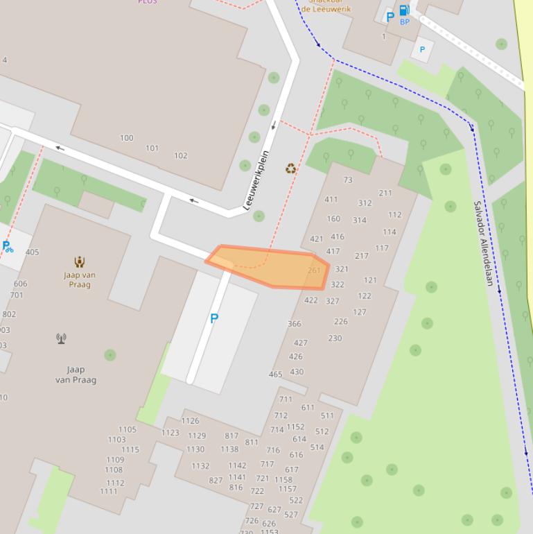 Kaart van postcodegebied 1444TK.