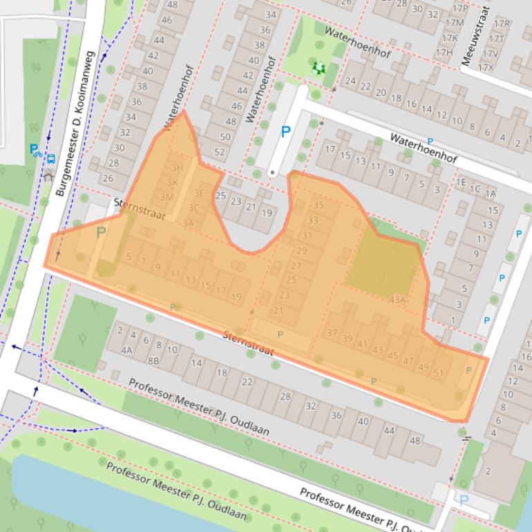 Kaart van postcodegebied 1444VA.