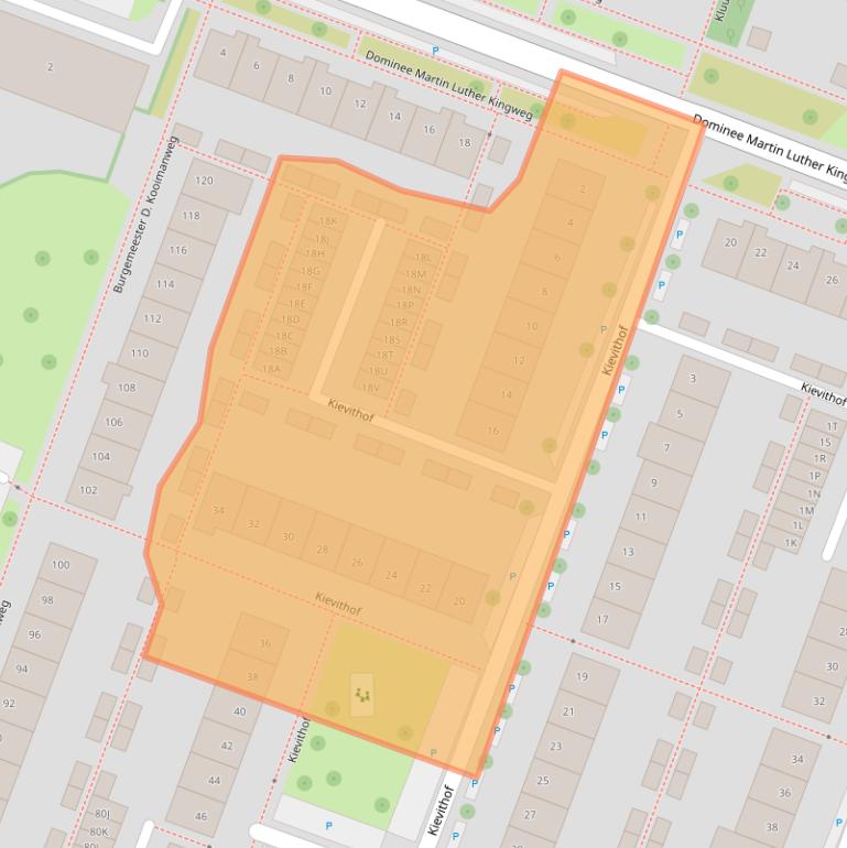 Kaart van postcodegebied 1444VX.