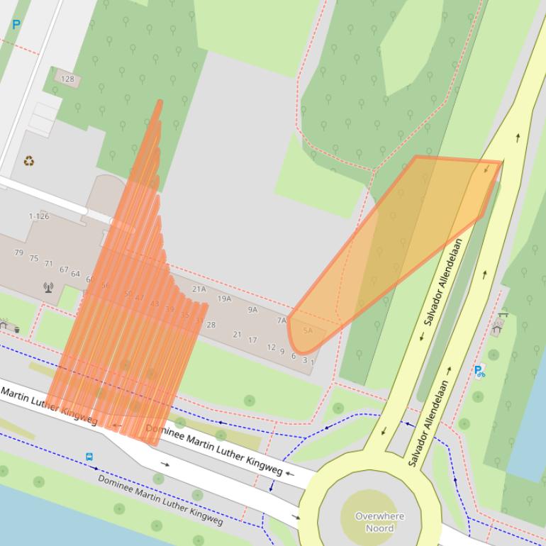 Kaart van postcodegebied 1444WC.