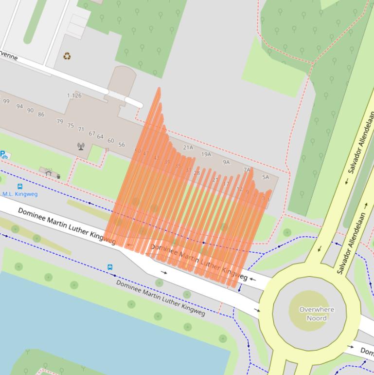 Kaart van postcodegebied 1444WG.