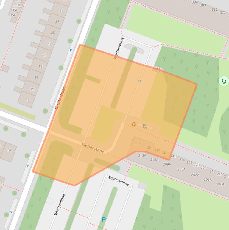 Kaart van postcodegebied 1444WL.