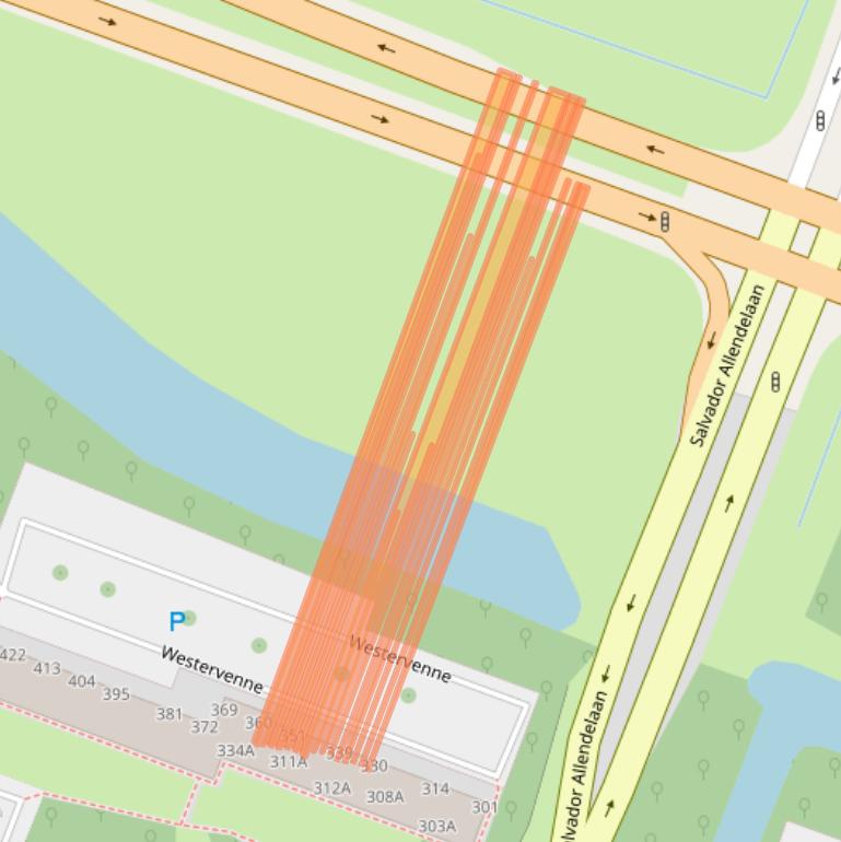 Kaart van postcodegebied 1444WP.