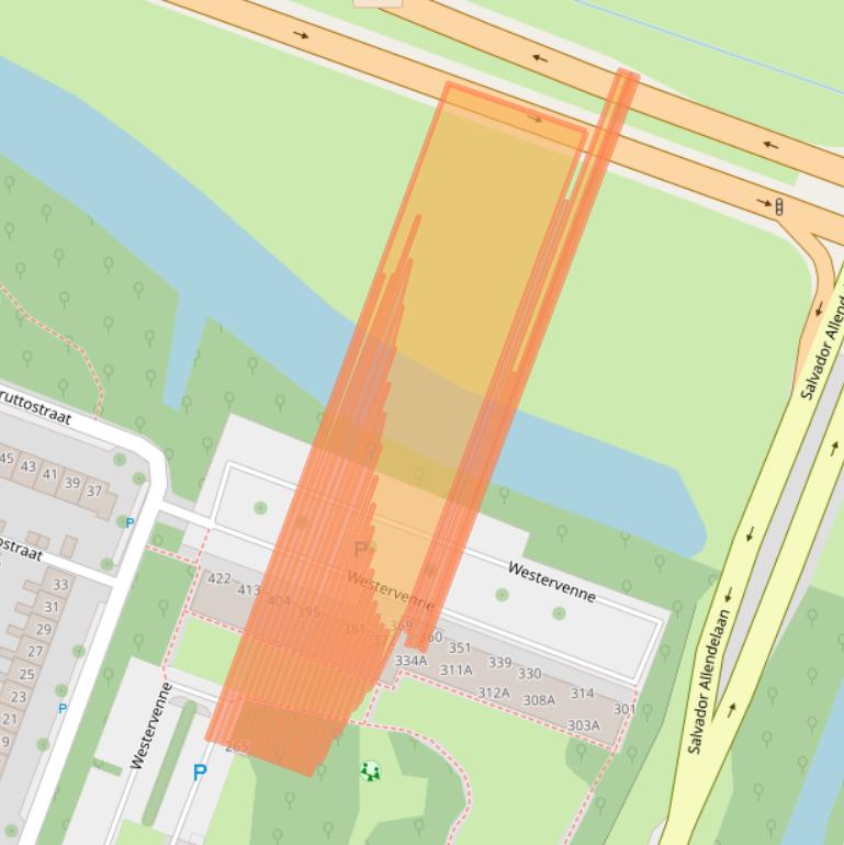 Kaart van postcodegebied 1444WR.