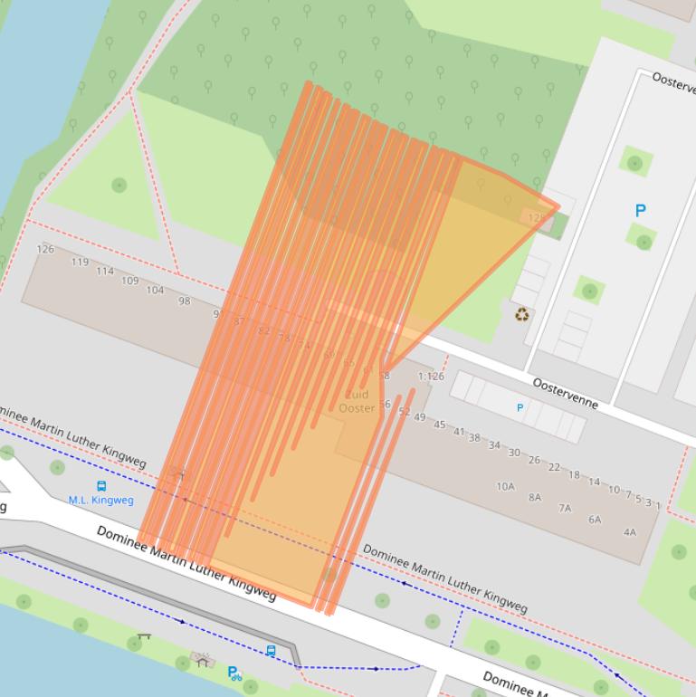 Kaart van postcodegebied 1444XG.