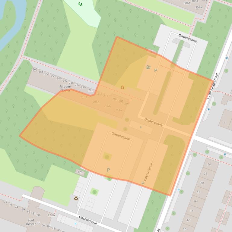 Kaart van postcodegebied 1444XH.