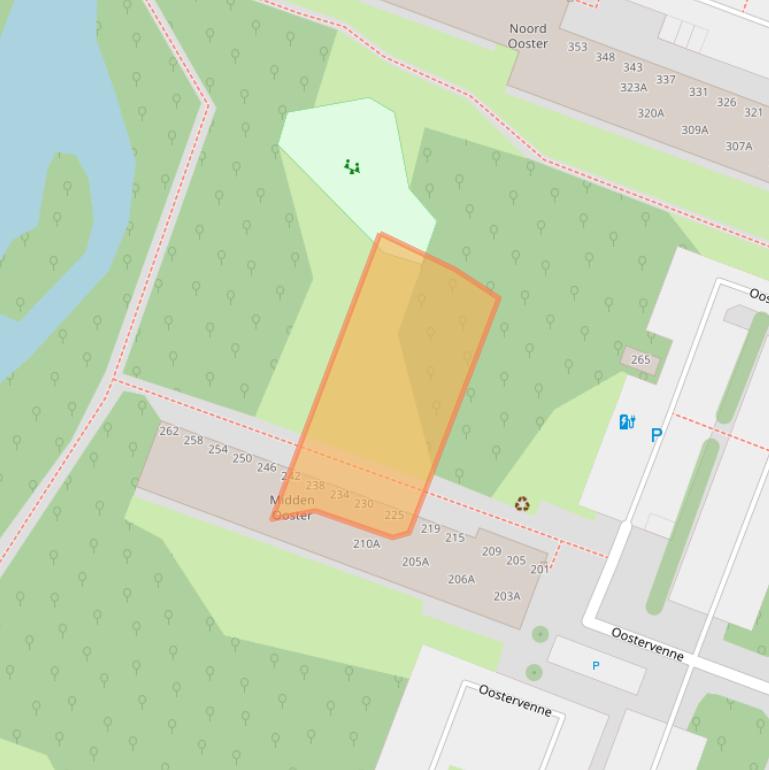 Kaart van postcodegebied 1444XJ.